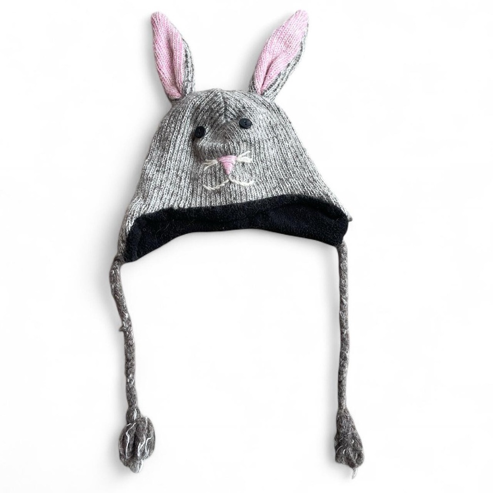 Cozy Wool Bunny Rabbit Hat
